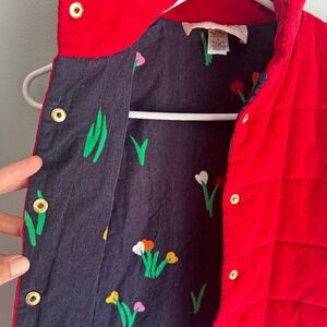 Beaufort Bonnet Red Corduroy Vest